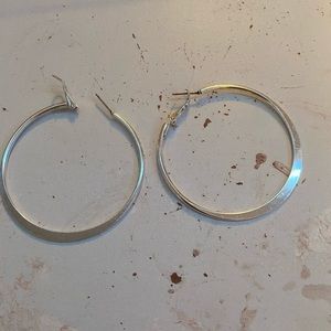 Silver Hoop Ear Rings